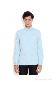 Celio Green Slim Fit Casual Shirt